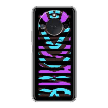 Силиконовый чехол на Honor X9c Smart с принтом ФАМИЛИЯ
