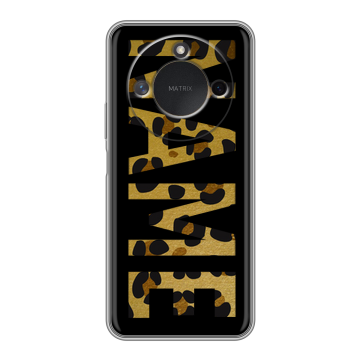 Силиконовый чехол на Honor X9c Smart с принтом NAME