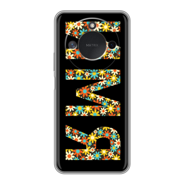 Силиконовый чехол на Honor X9c Smart с принтом ИМЯ
