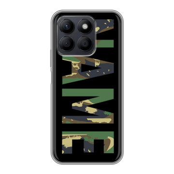 Силиконовый чехол на Honor X8c с принтом NAME