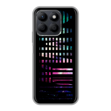 Силиконовый чехол на Honor X8c с принтом ФАМИЛИЯ