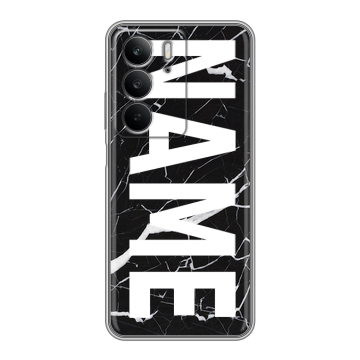 Силиконовый чехол на Realme C75 с принтом NAME