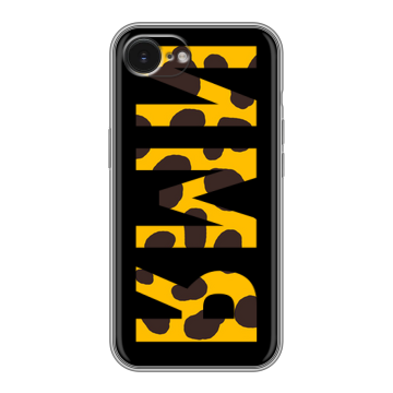 Силиконовый чехол на Iphone 16e с принтом ИМЯ