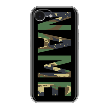 Силиконовый чехол на Iphone 16e с принтом NAME