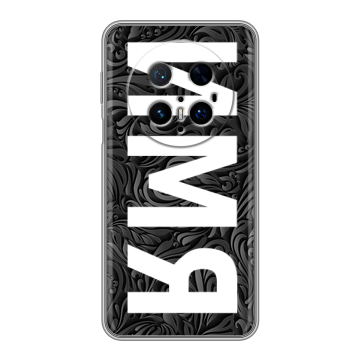 Силиконовый чехол на Huawei Mate 70 Pro с принтом ИМЯ
