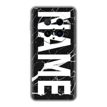 Силиконовый чехол на Huawei Mate 70 Pro с принтом NAME