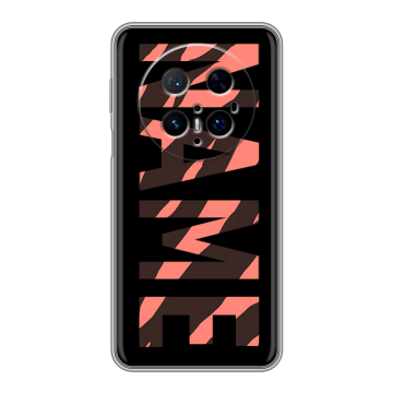 Силиконовый чехол на Huawei Mate 70 Pro с принтом NAME