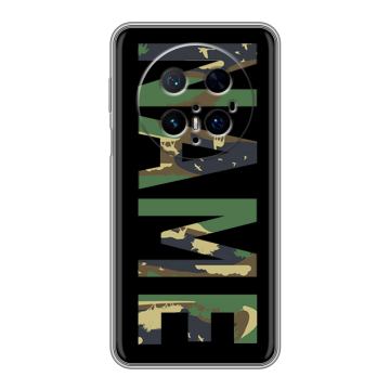 Силиконовый чехол на Huawei Mate 70 Pro с принтом NAME