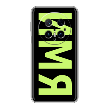 Силиконовый чехол на Huawei Mate 70 Pro с принтом ИМЯ