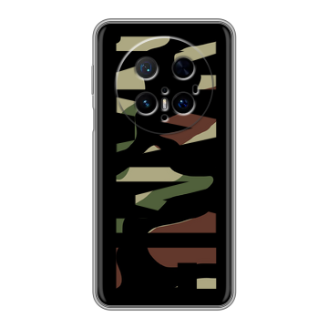 Силиконовый чехол на Huawei Mate 70 Pro с принтом NAME