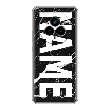 Силиконовый чехол на Realme 14 Pro с принтом NAME
