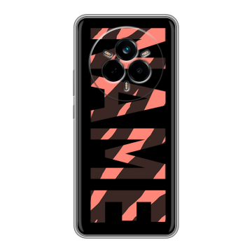 Силиконовый чехол на Realme 14 Pro с принтом NAME