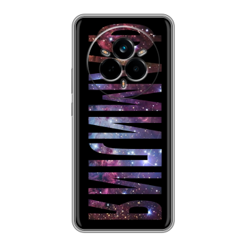 Силиконовый чехол на Realme 14 Pro с принтом ФАМИЛИЯ