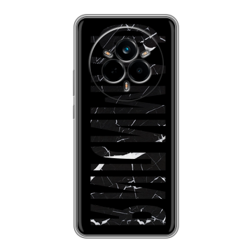 Силиконовый чехол на Realme 14 Pro с принтом ФАМИЛИЯ
