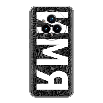Силиконовый чехол на Realme 14 Pro Plus с принтом ИМЯ