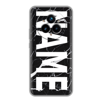 Силиконовый чехол на Realme 14 Pro Plus с принтом NAME