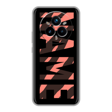 Силиконовый чехол на Realme 14 Pro Plus с принтом NAME