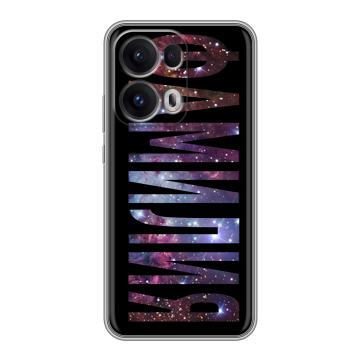 Силиконовый чехол на OPPO Reno13 Pro с принтом ФАМИЛИЯ