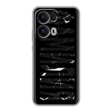 Силиконовый чехол на OPPO Reno13 Pro с принтом ФАМИЛИЯ