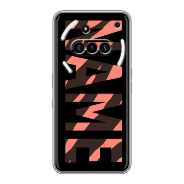 Силиконовый чехол на Nothing Phone (3a) с принтом NAME