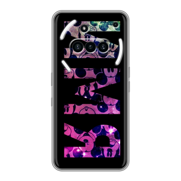 Силиконовый чехол на Nothing Phone (3a) с принтом ИМЯ