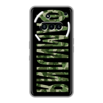 Силиконовый чехол на Nothing Phone (3a) с принтом ФАМИЛИЯ