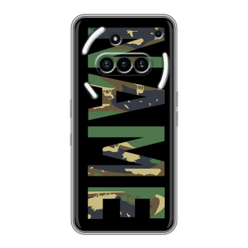 Силиконовый чехол на Nothing Phone (3a) с принтом NAME
