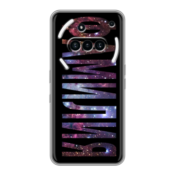 Силиконовый чехол на Nothing Phone (3a) с принтом ФАМИЛИЯ