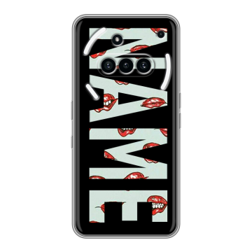 Силиконовый чехол на Nothing Phone (3a) с принтом NAME