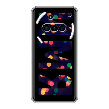 Силиконовый чехол на Nothing Phone (3a) с принтом ИМЯ