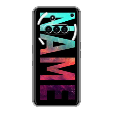 Силиконовый чехол на Nothing Phone (3a) с принтом NAME
