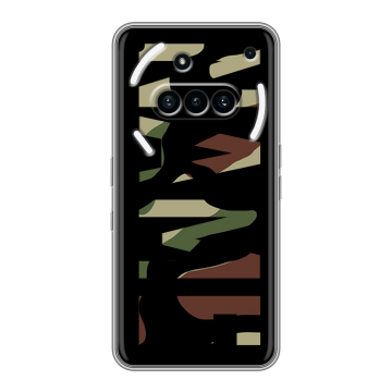 Силиконовый чехол на Nothing Phone (3a) с принтом NAME