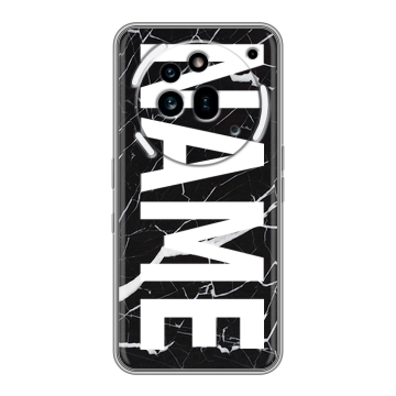 Силиконовый чехол на Nothing Phone (3a) Pro с принтом NAME