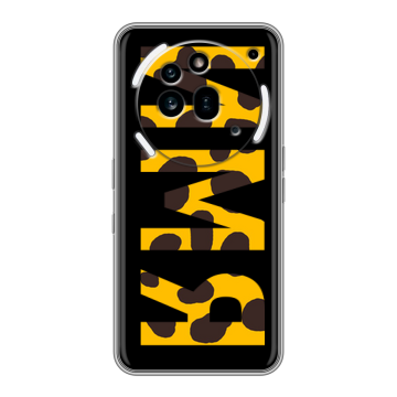 Силиконовый чехол на Nothing Phone (3a) Pro с принтом ИМЯ