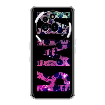 Силиконовый чехол на Nothing Phone (3a) Pro с принтом ИМЯ