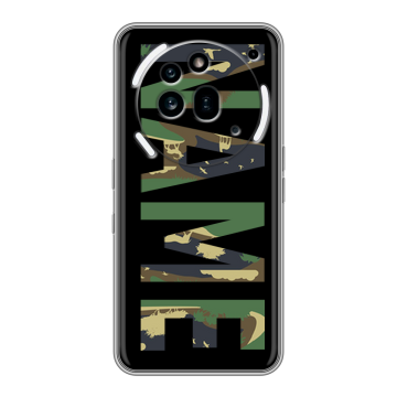 Силиконовый чехол на Nothing Phone (3a) Pro с принтом NAME