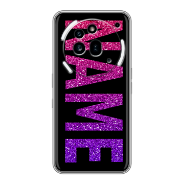 Силиконовый чехол на Nothing Phone (3a) Pro с принтом NAME