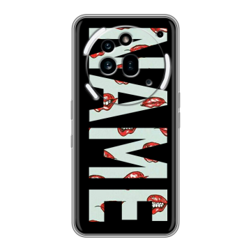 Силиконовый чехол на Nothing Phone (3a) Pro с принтом NAME