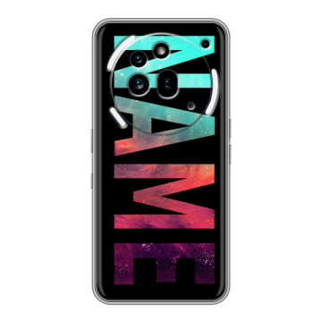 Силиконовый чехол на Nothing Phone (3a) Pro с принтом NAME
