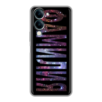 Силиконовый чехол на Vivo Y29s 5g с принтом ФАМИЛИЯ