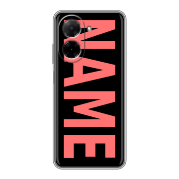 Силиконовый чехол на Xiaomi Redmi A5 с принтом NAME