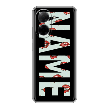 Силиконовый чехол на Xiaomi Redmi A5 с принтом NAME