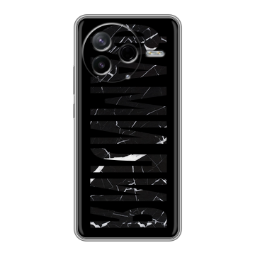 Силиконовый чехол на Poco F7 Pro с принтом ФАМИЛИЯ