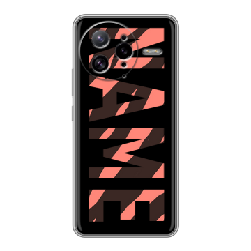 Силиконовый чехол на Poco F7 Ultra с принтом NAME