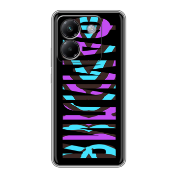 Силиконовый чехол на Poco M7 Pro 5G с принтом ФАМИЛИЯ