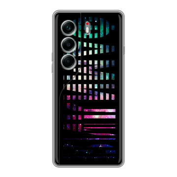 Силиконовый чехол на Tecno Camon 40 Pro 4G с принтом ФАМИЛИЯ