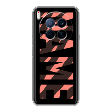 Силиконовый чехол на Tecno Camon 40 Premier 5G с принтом NAME