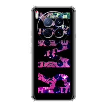 Силиконовый чехол на Tecno Camon 40 Premier 5G с принтом ИМЯ