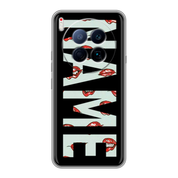 Силиконовый чехол на Tecno Camon 40 Premier 5G с принтом NAME