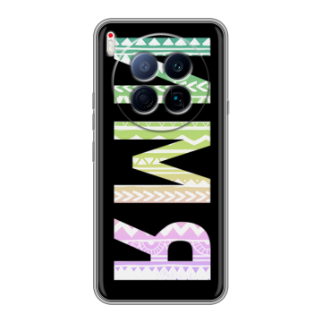 Силиконовый чехол на Tecno Camon 40 Premier 5G с принтом ИМЯ